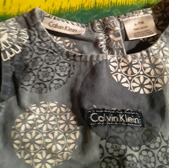 Calvin Klein Baby Girl 6-9 Months Casu/Form Dress - Picture 9 of 14